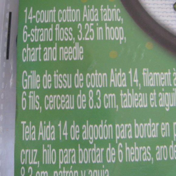 New Studio 18 Mary & Co Counted Cross Stitch Mini Kit Christmas Stocking w/ Hoop - Picture 5 of 10